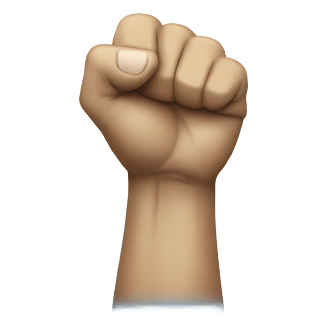 Shakes fist at the sky sticker