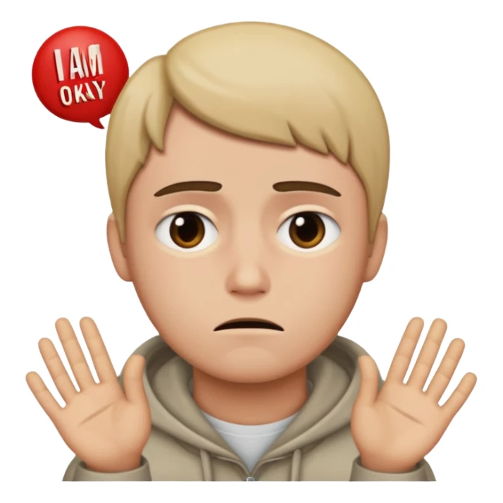 I am not okay with this (netflix) themed emojis sticker