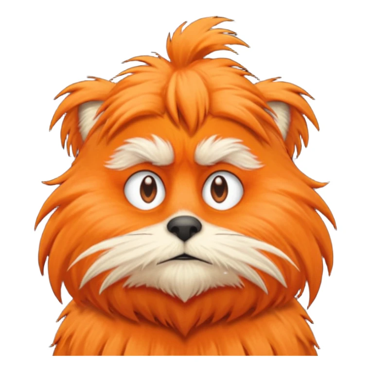 Ashby from tik tok as the lorax sticker