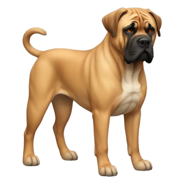 Bullmastiff Dog Breed Full Body sticker