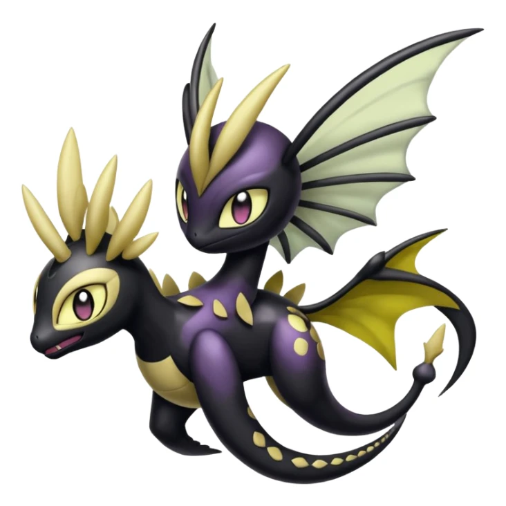 Meloetta-Giratina-Noibat-Pokémon-Fakémon-fusion-hybrid-creature sticker