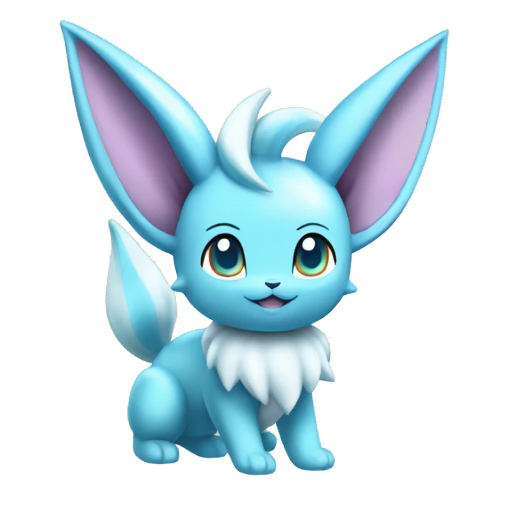 Glaceon Vaporeon Sylveon Pokémon sticker