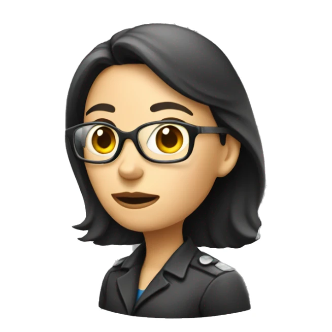 woman investigator  sticker