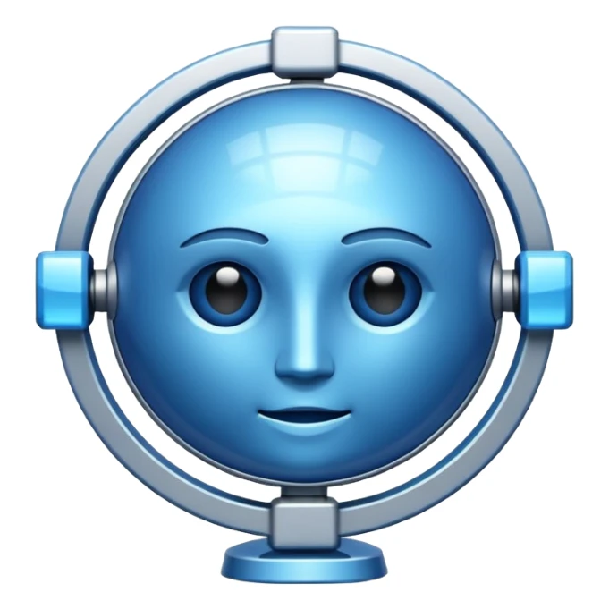 un icono moderno que sea de inteligencia artificial  sticker
