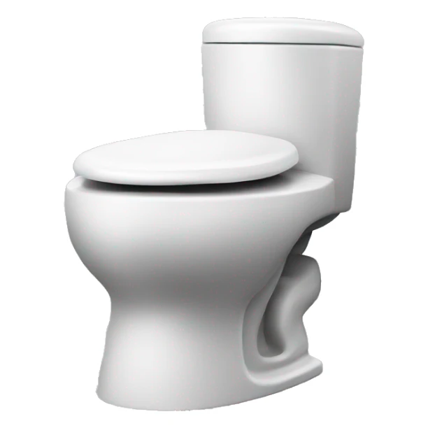 Toilet race car sticker