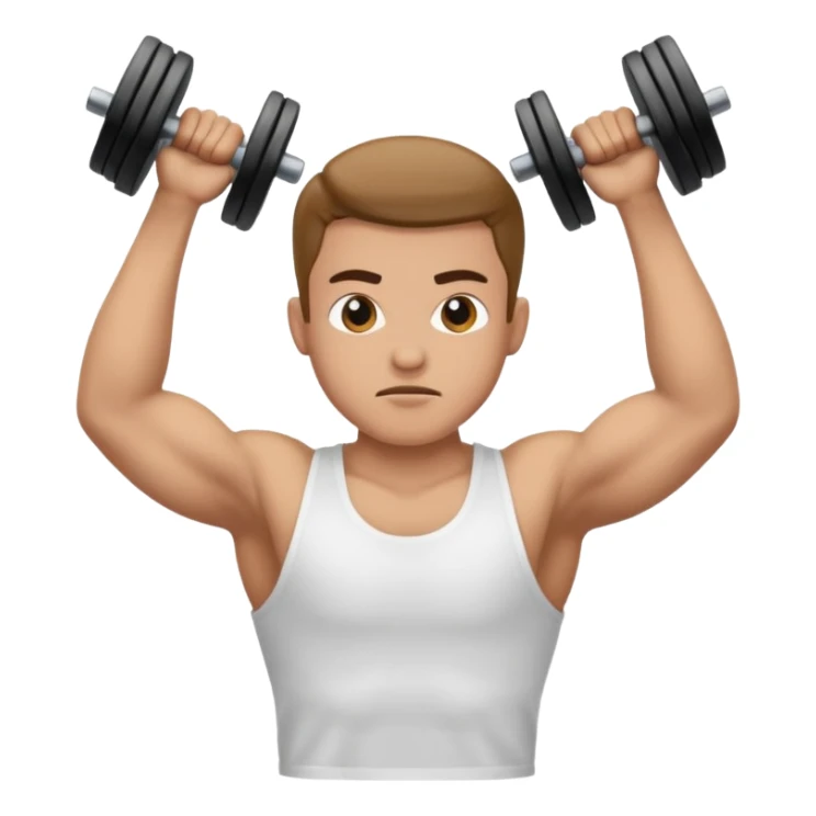 chest press with t shirt sticker