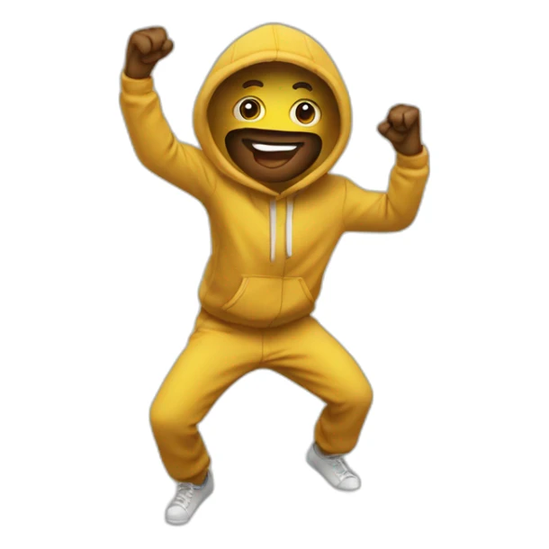 Emoji qui fait un dab sticker