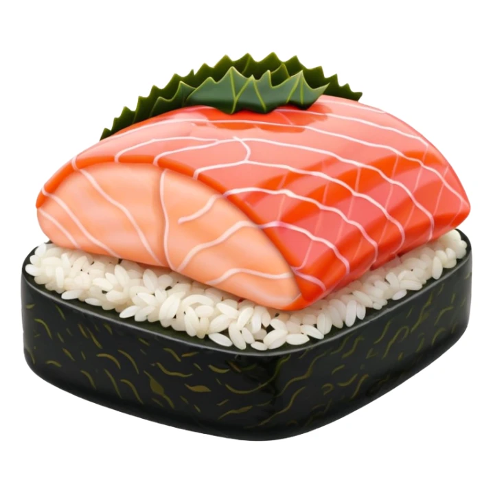 Pink sushi sticker