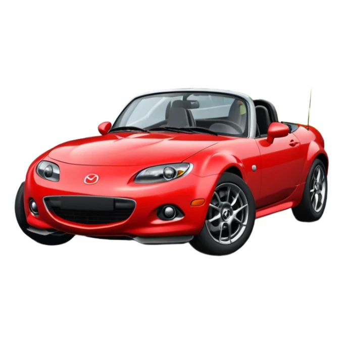 make an Mazda MX-5 series NA with the fliping head lights sticker