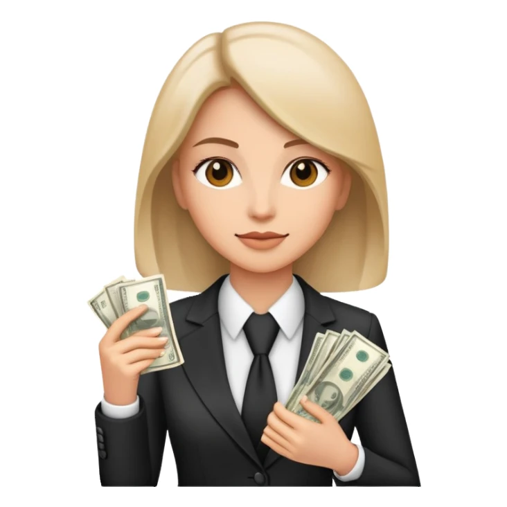 beauty biznes boss girl money sticker