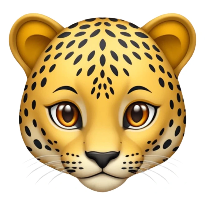 Leopar desenli kurdele altın rengi olsun  sticker