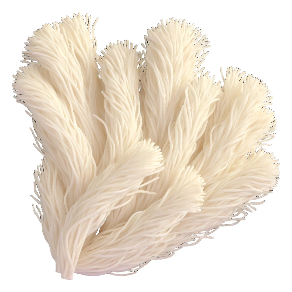small pile traditional Turkish pişmaniye, delicate wispy strands, slightly off-white sticker