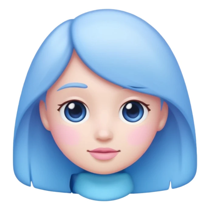 light pink and blue sticker