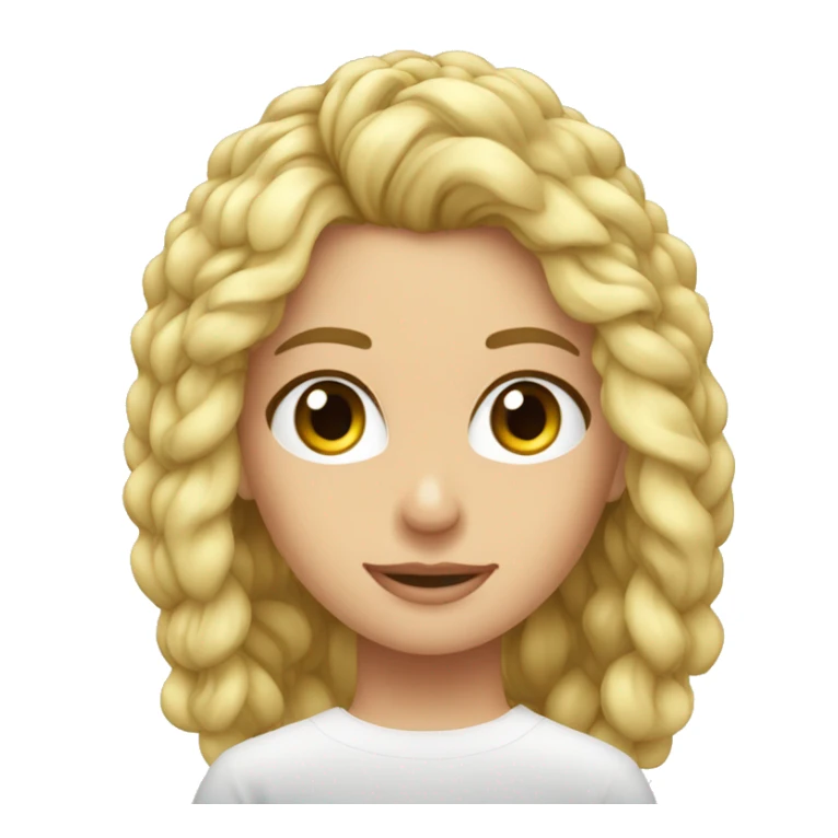 Rubia pelo corto ojos azules haciendo CrossFit  sticker