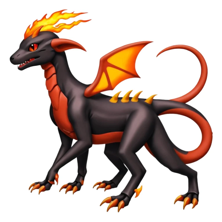 Houndoom-Salandit-Genesect-Pokémon-Fakémon-hybrid-creature sticker