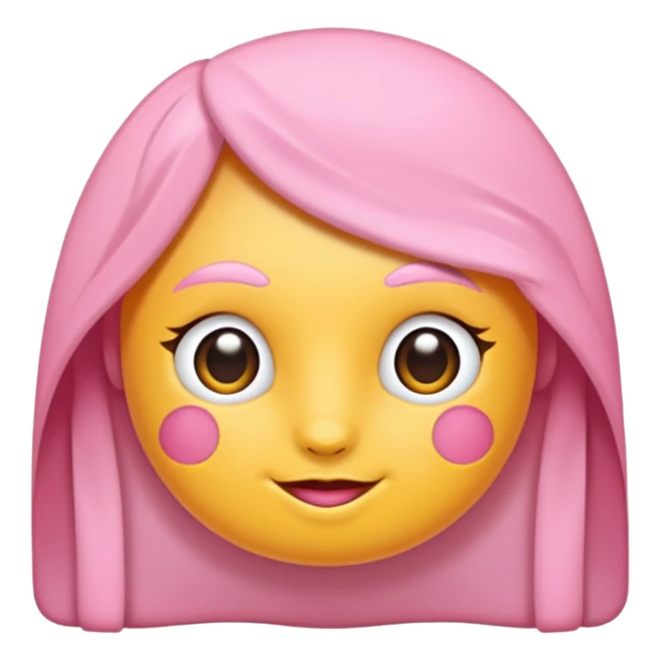 Pembe bir kuyruk ince kuyruk sticker