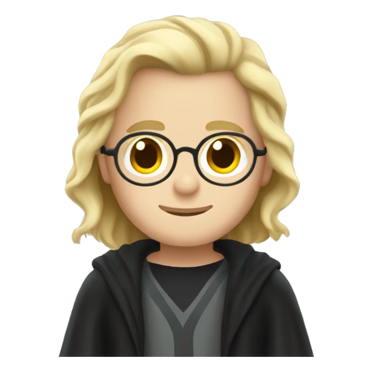 Harry Potter with blonde hair  sticker