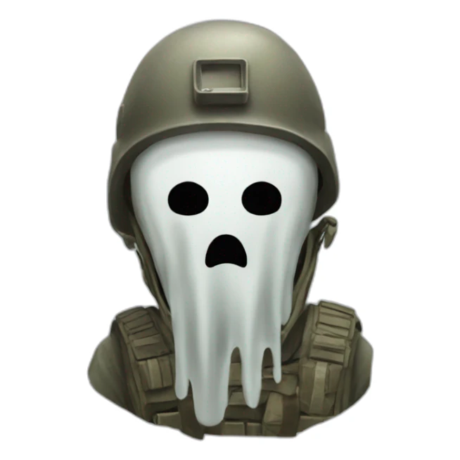 ghost call of duty sticker