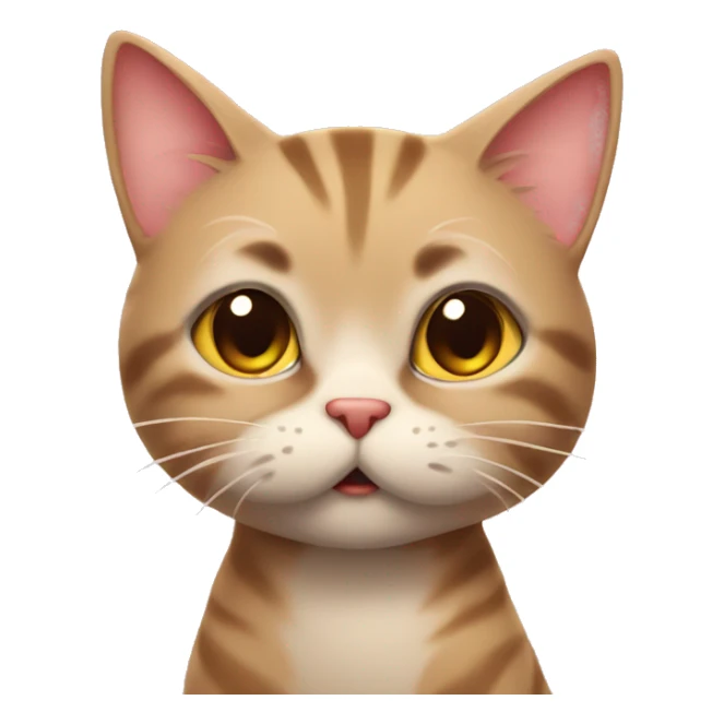 A cute cat is blowing kisses sticker