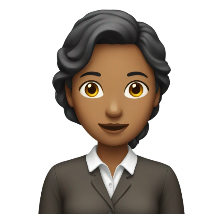 A woman teaching english sticker