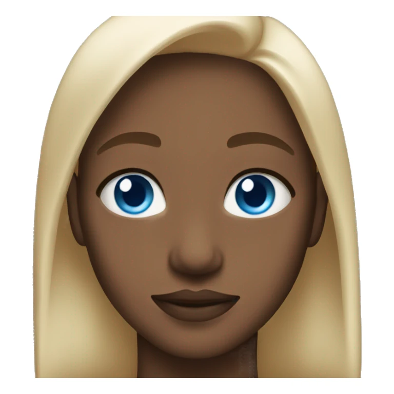 Change to blue eyes and light skin sticker