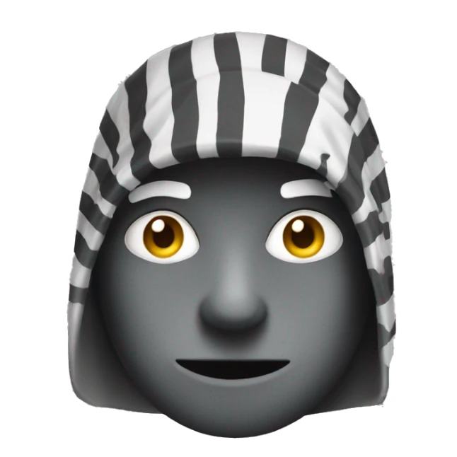 Can you make a burglar with White stripes sticker