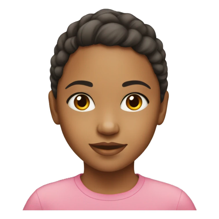 young girl mixed-race healthy sticker