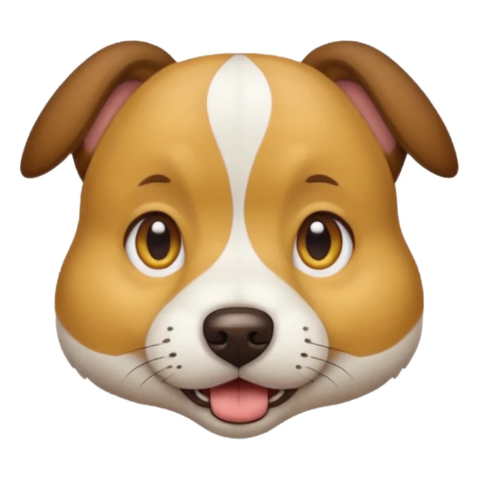 dog head wearing yellow collar sticker