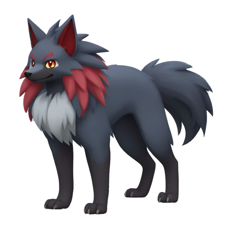 Zoroark-Mightyena-Zorua full body sticker