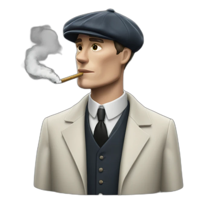 Tommy Shelby who smoke sticker