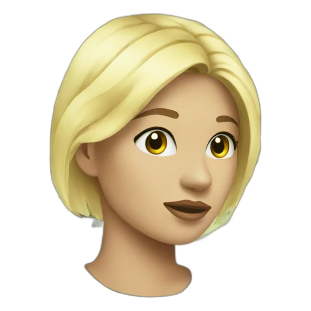 money near blonde girl sticker