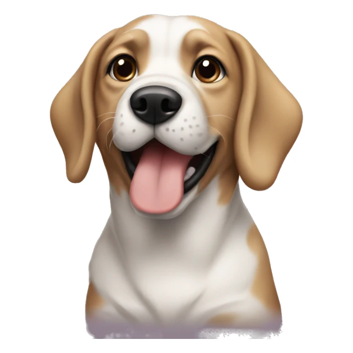 The French dog sticker