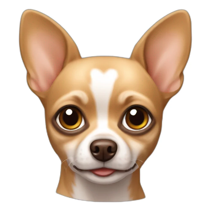 Chihuahua dog Brown color sticker