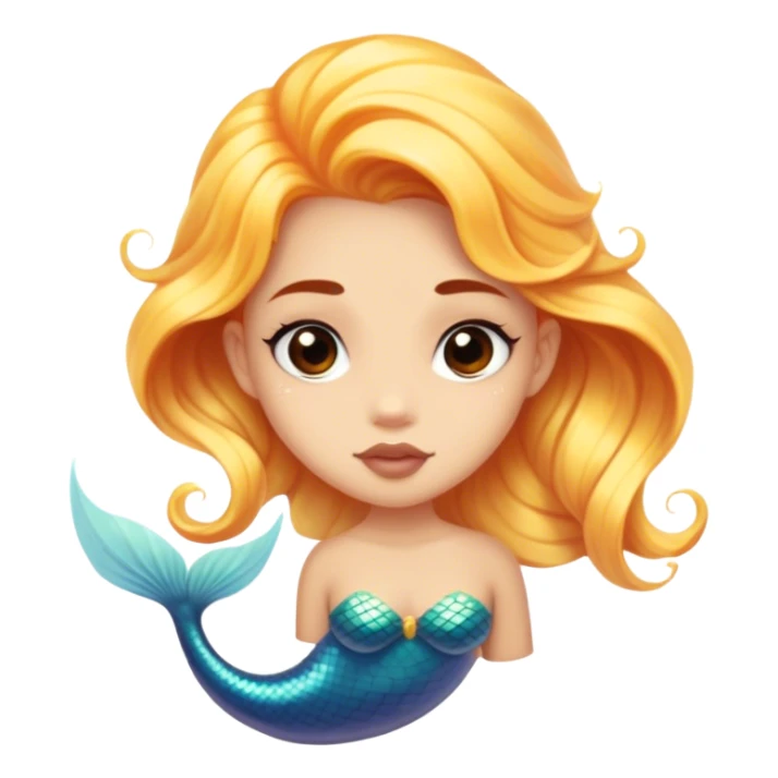 a teen girl with mermaid ancestors  sticker