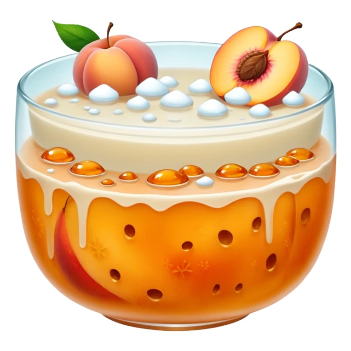 snow fungus and peach gum soup sticker