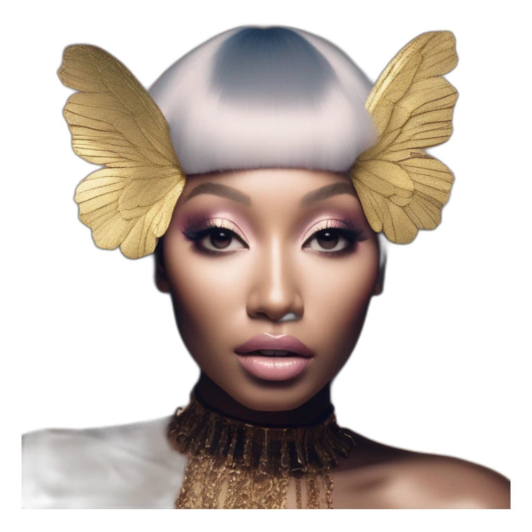 nicki-minaj,-david-bellemere,-bare-belly,-wings,-choker,-bathed-in-shadows,-fov-90-degrees,-short-lighting,-l-usm,-cold-colors,-gilded-technique,-extremely-hyper-aesthetic,-absurdres sticker