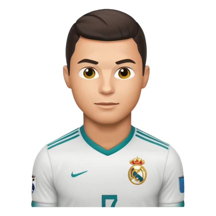 Cristiano Ronaldo football emojis sticker