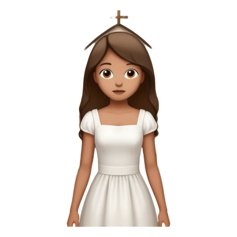girl go to the church sticker