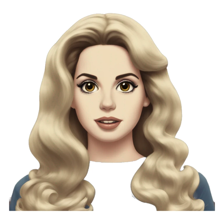 Lana Del Rey vintage sticker