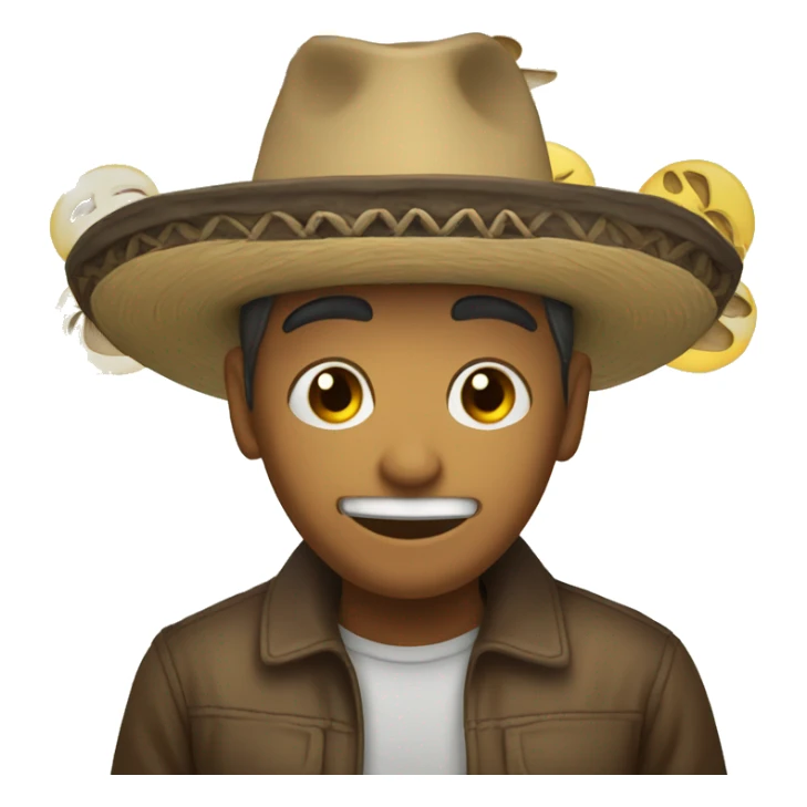 Una rata con un sombrero sticker