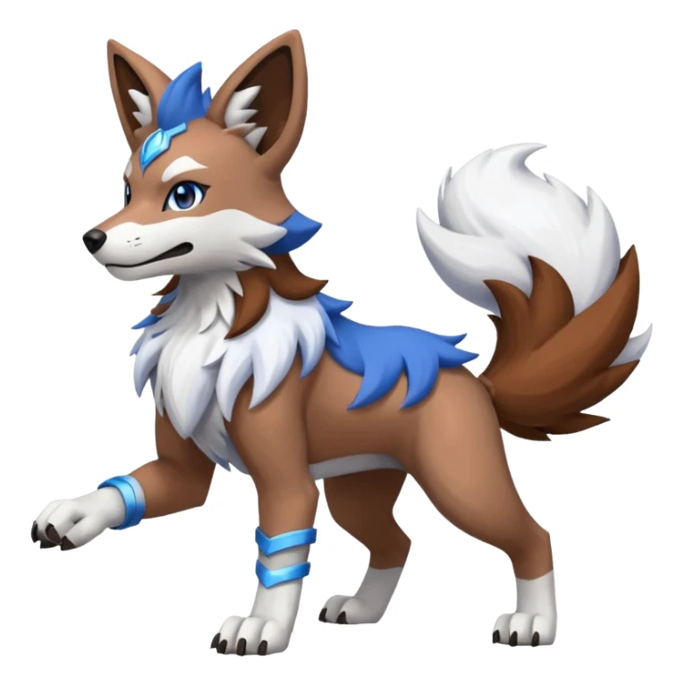 WereGarurumon-Lycanroc-fusion sticker
