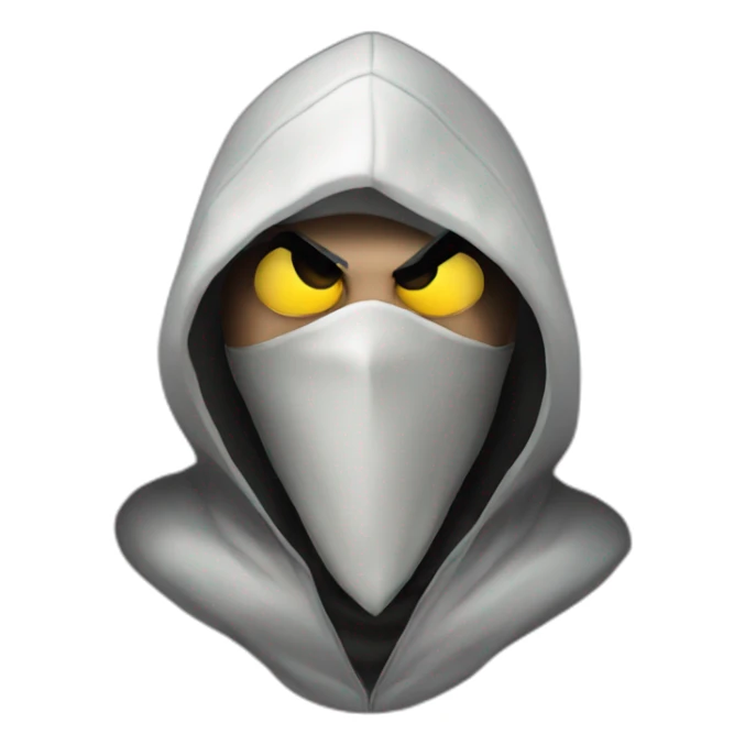 Assassin's Creed hood face sticker