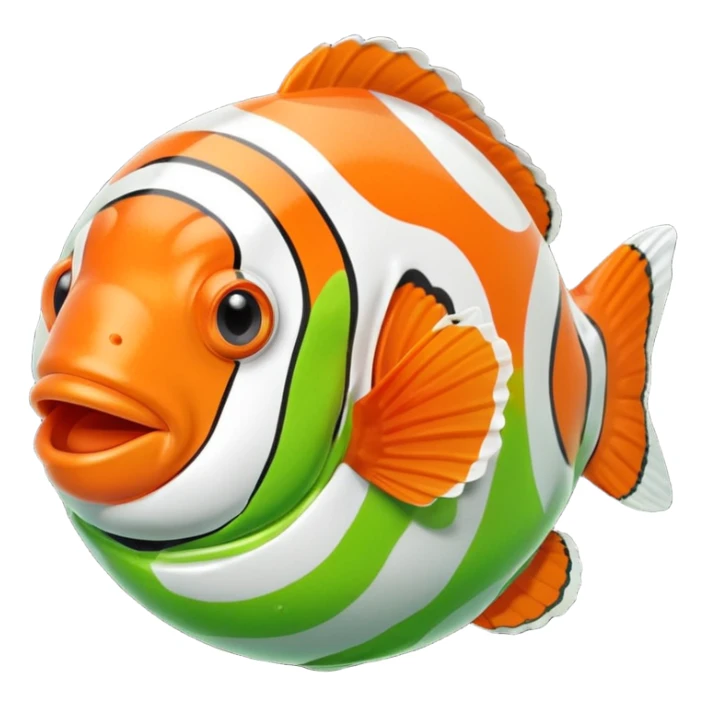 Ball of Goos with Clownfish  sticker