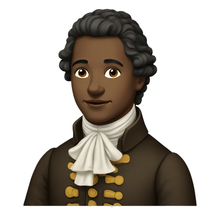 18th century Swiss young man sticker