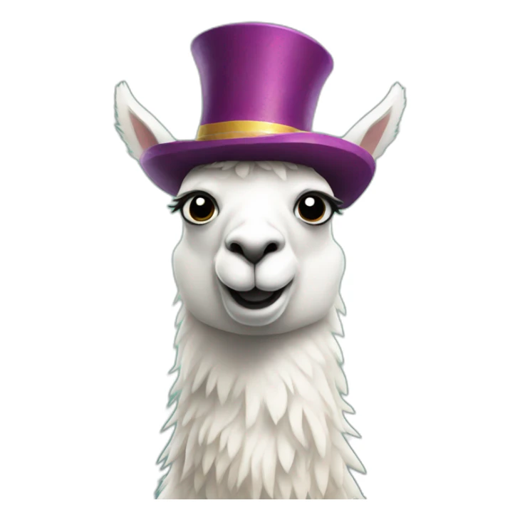 magic llama sticker
