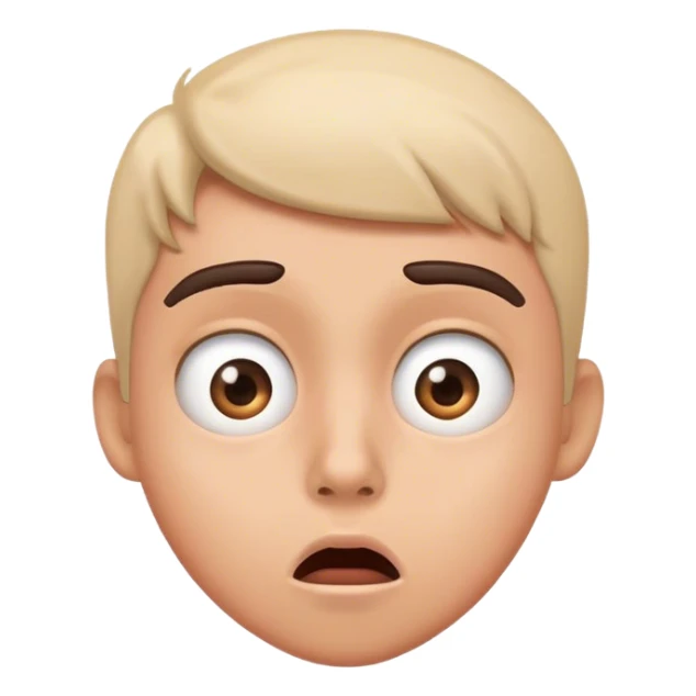 surprised and confused a mix of 🤨😟 sticker