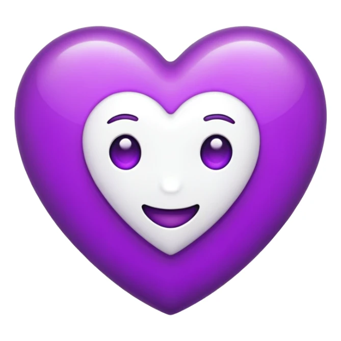Purple girly emojis sticker