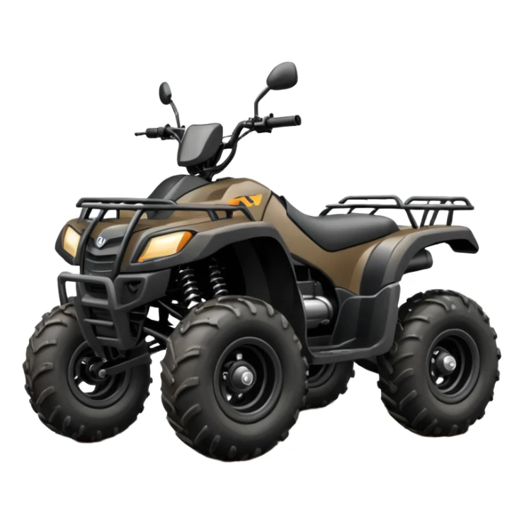 Atv negro sticker