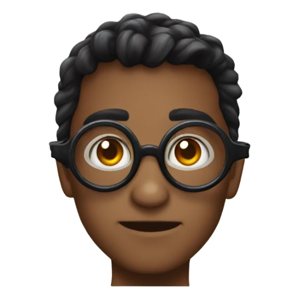 Luna in Harry potter, wearing Anti-demon glasses sticker