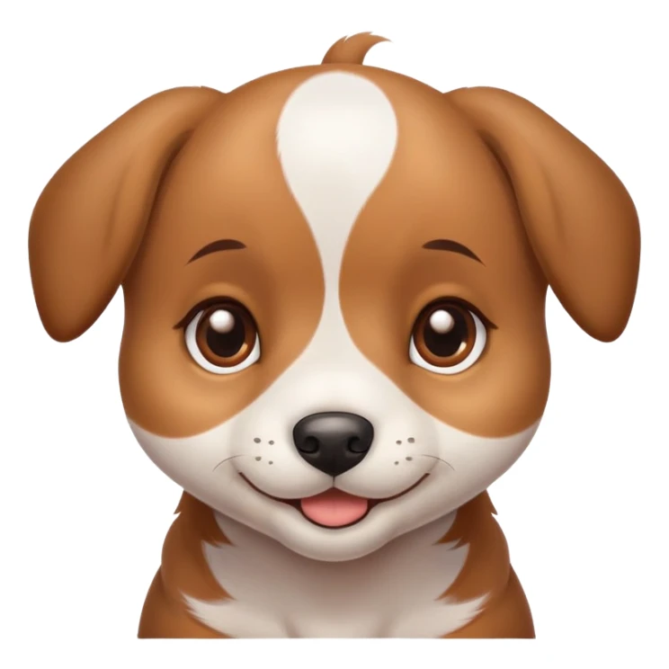 Puppy eyes in love happy sticker